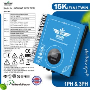 انفرتر طاقة شمسية علامة الأجنحة WINGS 15KW-48V
